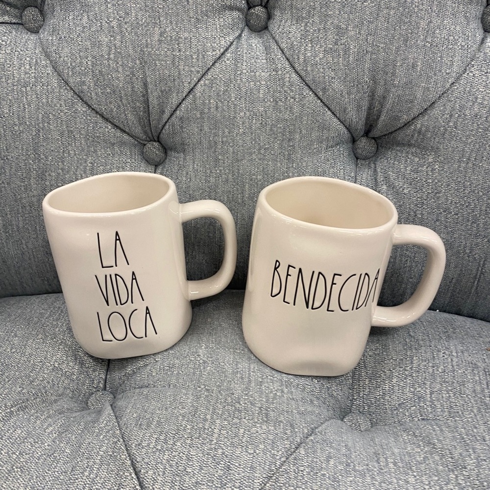 rae dunn 2 mugs